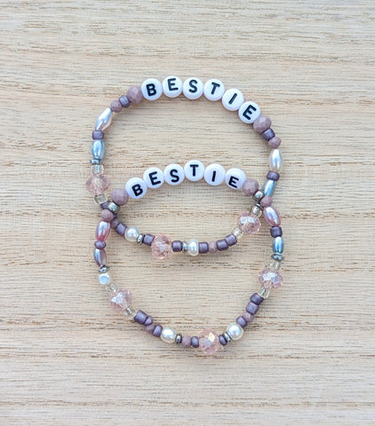 Bestie Beaded Bracelet Set